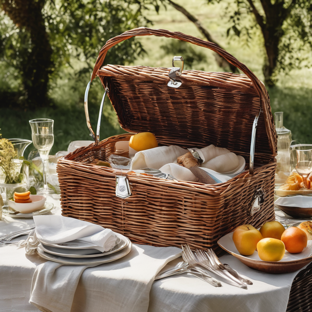 Curated picnic basket