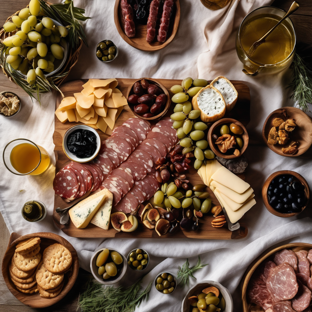 Artisan charcuterie board